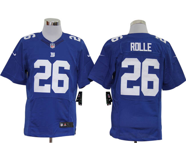 New York Giants Nike Elite Jersey 26 Antrel Rolle Team Color